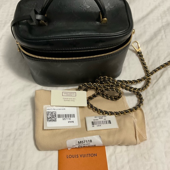 LOUIS VUITTON Monogram Ink Vanity PM Black - Picture 2 of 9